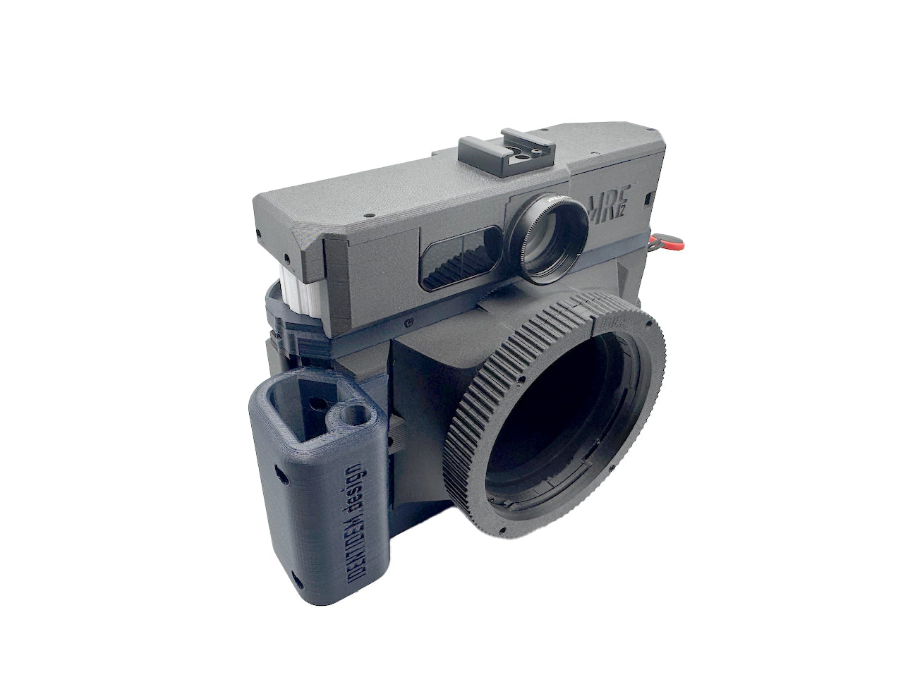IDENTIDEM.design MRF2 (Black and Blue | Bring Your Own Lens) - A LiDAR-powered multi-format rangefinder for Mamiya Press lenses
