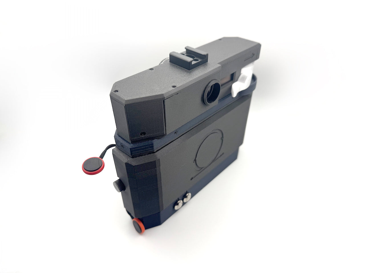 IDENTIDEM.design MRF2 (Black and Blue | Bring Your Own Lens) - A LiDAR-powered multi-format rangefinder for Mamiya Press lenses
