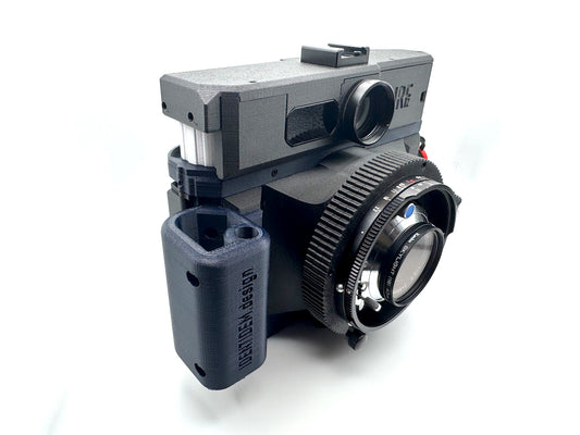 IDENTIDEM.design MRF2 (Black and Blue | Bring Your Own Lens) - A LiDAR-powered multi-format rangefinder for Mamiya Press lenses