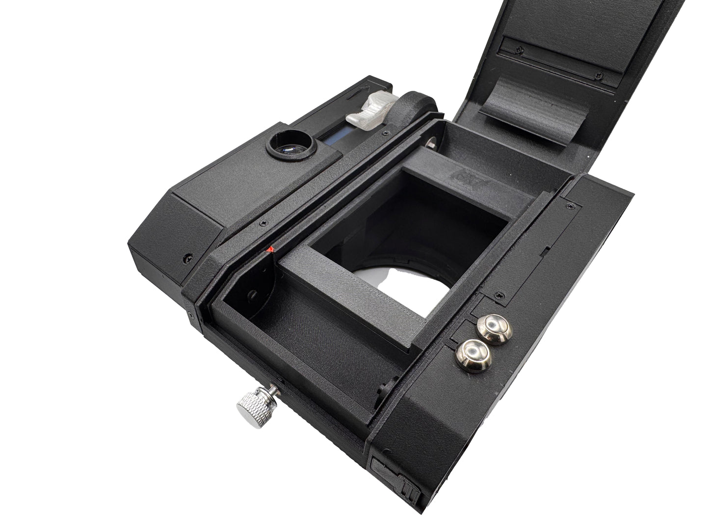 IDENTIDEM.design MRF2 (Black and Green | Bring Your Own Lens) - A LiDAR-powered multi-format rangefinder for Mamiya Press lenses