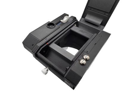 IDENTIDEM.design MRF2 (Black and Green | Bring Your Own Lens) - A LiDAR-powered multi-format rangefinder for Mamiya Press lenses