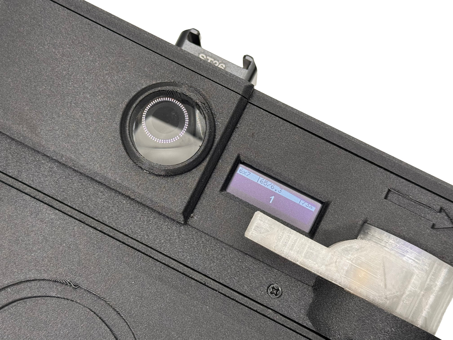 IDENTIDEM.design MRF2 (Black and Green | Bring Your Own Lens) - A LiDAR-powered multi-format rangefinder for Mamiya Press lenses