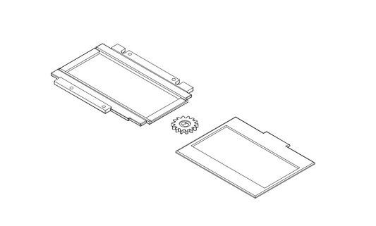 Bronica ETR 135N to 135W conversion kit: STL & 3MF files