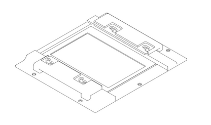 Mini Speed Graphic Spring Back to Graflok 2x3 Conversion - STEP, 3MF & STL Files